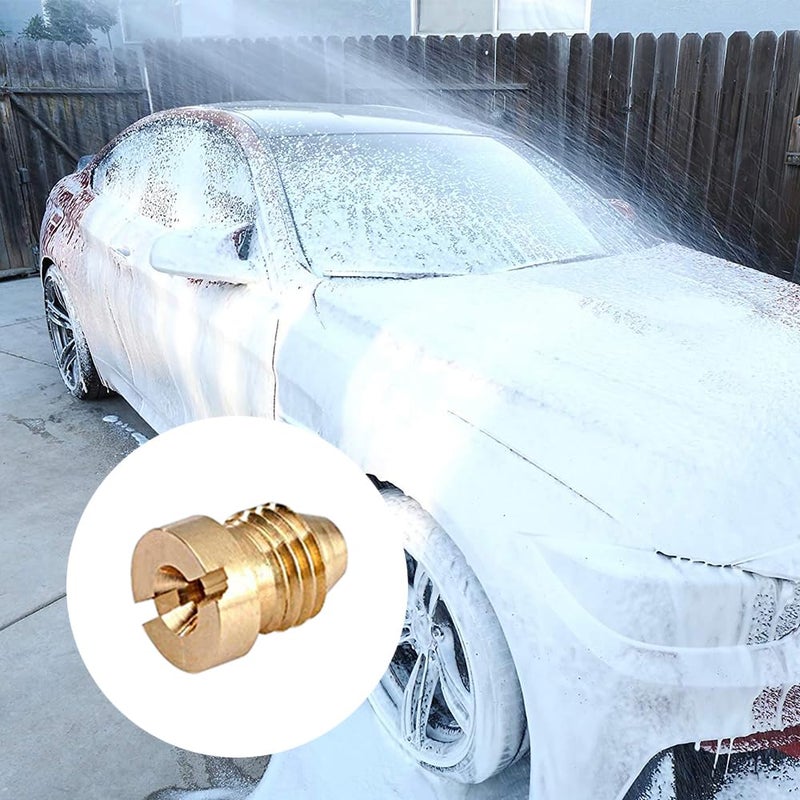 URIMPAVIDO Foam Cannon Orifice Nozzle Tips and Foam Maker, Universal 1.1 mm Thread Nozzle for Snow Foam Lance, 3000 PSI - Image 3